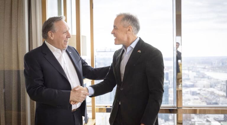 Carney – Legault: Συνεργασία για την οικονομία και τις υποδομές του Κεμπέκ
